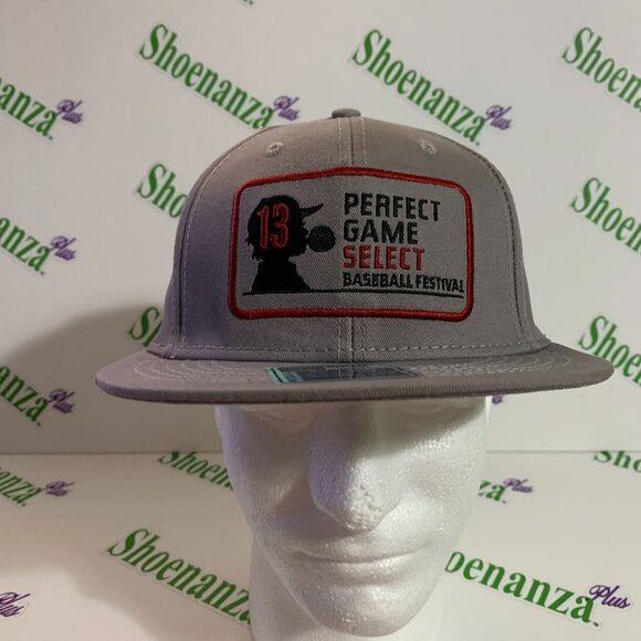 Perfect Game Hat Select Baseball Festival #13 Snapback Adjustable Gray Cap OSFM - Picture 1 of 7